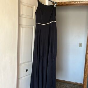 Black with gold belt sewed on